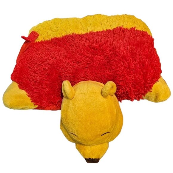 Winnie the Pooh Disney Pillow Pet 18" Plush Stuffed Toy Bear Yellow Red Soft - Picture 2 of 16